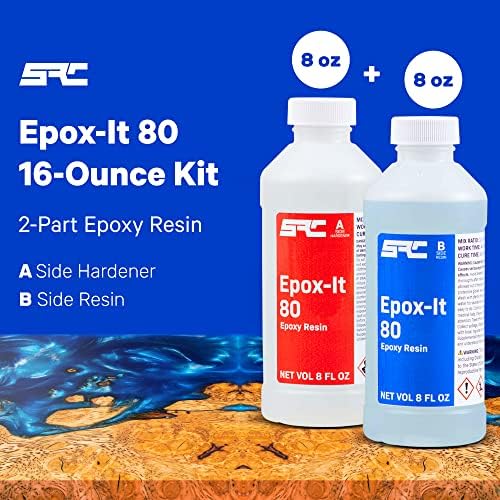 Epox-It 80, 16 Oz Multi-Purpose High Gloss Clear Epoxy Resin Kit - Image 2