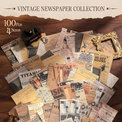 400Pcs Vintage Ephemera Kit Scrapbooking Pack - Image 5