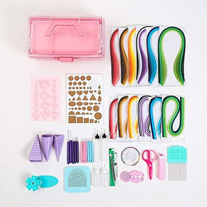 IMISNO DIY Quilling Kit with Paper Crimper, Tools&Strips for Beginners - Image 7