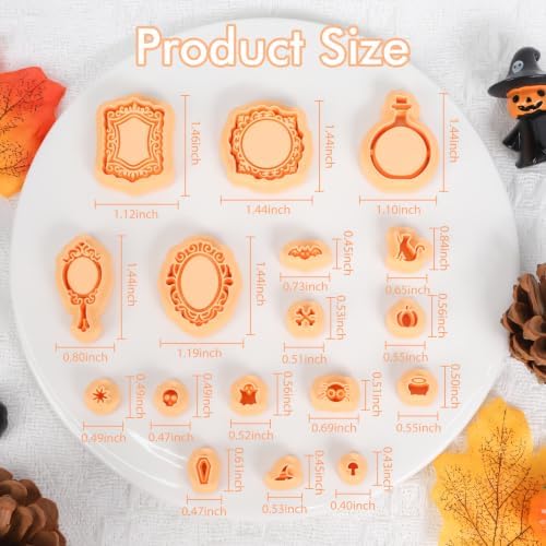 Puocaon Halloween Frame Polymer Clay Cutters for Jewelry Earring Making - Image 3
