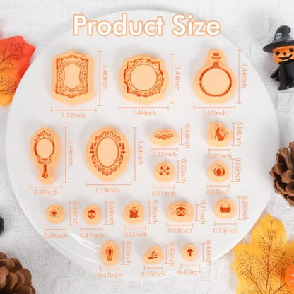 Puocaon Halloween Frame Polymer Clay Cutters for Jewelry Earring Making - Image 3
