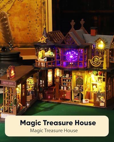 DIY Miniature House Kit Dollhouse Kit for Adults to Build Mini Magic House - Image 4