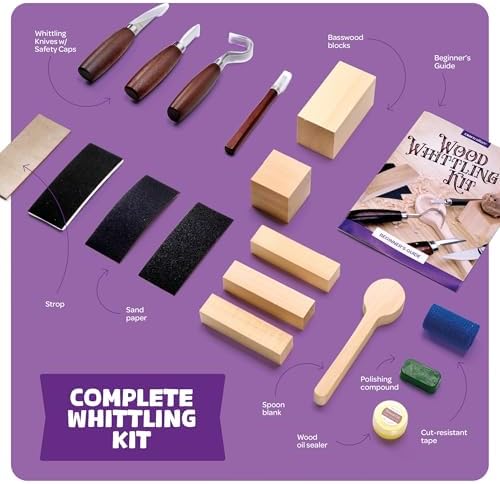 Wood Whittling Kit - Wood Carving Tools - Crafts for Adults - Easter Unique Gifts - Teen Boy Gifts - Birthday Gift Ideas for Women - Hobbies DIY Kits for Adults, Boys, Girls, Women, & Men - Image 3
