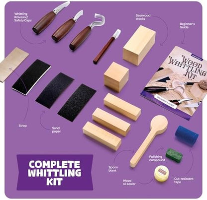 Wood Whittling Kit - Wood Carving Tools - Crafts for Adults - Easter Unique Gifts - Teen Boy Gifts - Birthday Gift Ideas for Women - Hobbies DIY Kits for Adults, Boys, Girls, Women, & Men - Image 3