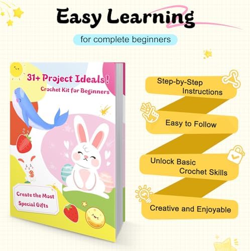 Katech Crochet Kit for Beginners Adults Kids-Crochet Starter Kit-Ideal Gift - Image 3