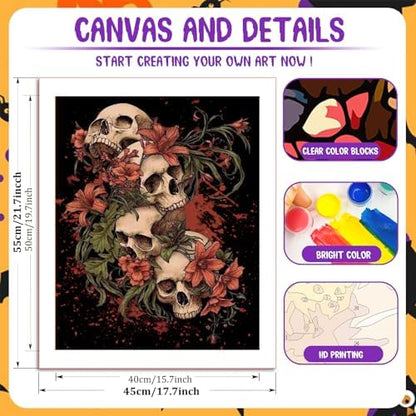 Paint by Numbers Kit for Adults, Paint by Numbers Kit for Adults 16x20 Inch - Image 3