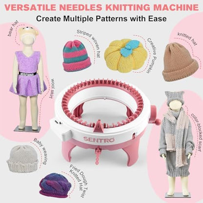 SENTRO Knitting Machine 48 Needles with Row Counter for Adults & Beginners - Image 6