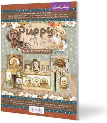 Hunkydory Crafts Deluxe Craft Pad - Puppy Love by Unknown