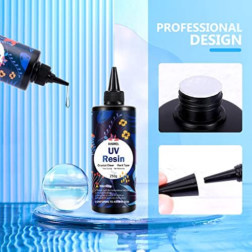 KISREL UV Resin 1000g, Upgraded Hard Crystal Clear UV Epoxy Resin - Image 3