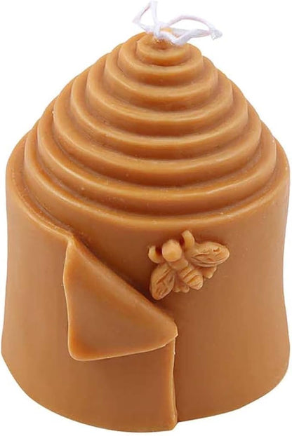 Grainrain 3D Bee Candle Molds Honeycomb Silicone Soap Mold Wax Mold Candle Making Mould (SXY037)