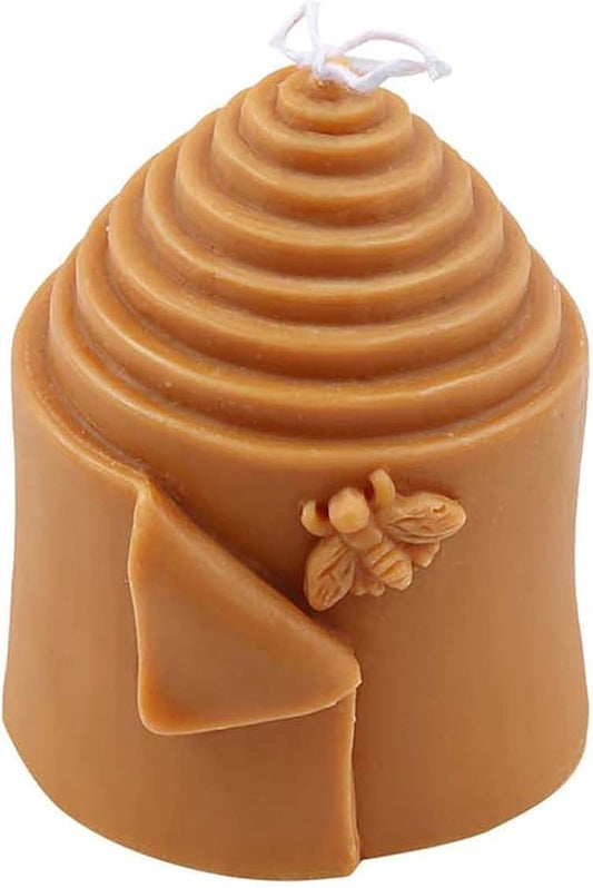 Grainrain 3D Bee Candle Molds Honeycomb Silicone Soap Mold Wax Mold Candle Making Mould (SXY037)