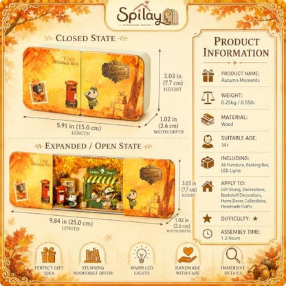 Spilay DIY Miniature House Kit for Adults, Miniature Dollhouse Kit - Image 2