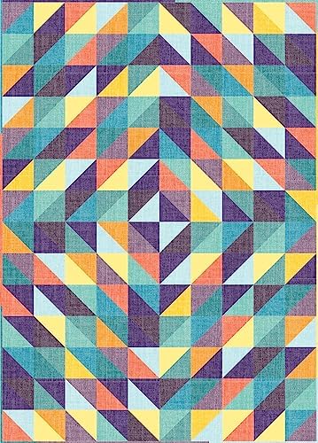 Connecting Threads Triangle Lap Throw Quilt Sewing Kit for Beginners by ConnectingThreads