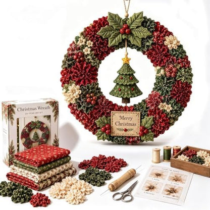 3D Fabric Poke Wreath DIY Kit,3D Fabric Poke Wreath DIY Kit for Adults (#F) by Unknown