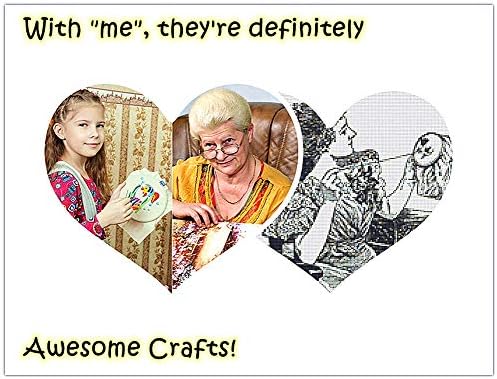 Awesocrafts Cross Stitch Kits, Four Seasons of Winter Easy Patterns Cross Stitching Embroidery Kit Supplies, Stamped or Counted (Winter, Counted) - Image 4