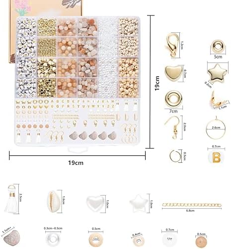 Xylise Jewelry Making Supplies Kit Natural Stone Beads for Irregular Natural Stone with for DIY Craft Bracelet Necklace Earrings for Adults (Pink) - Image 3