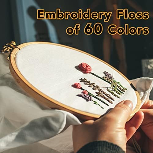 LOVIMAG Embroidery Thread 60pcs Friendship Bracelet String Floss Kit Yarn - Image 5