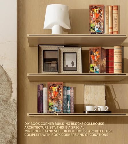 Spilay Book Nook Kit for Adults, Magic Miniature House Building Kit - Image 6