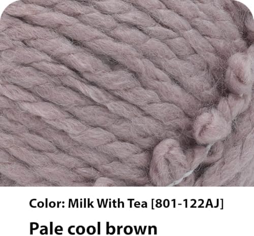 Lion Brand Yarn, InstaKnit Beginner Yarn, Milk with Tea, Brown, 3 Pack - Image 2