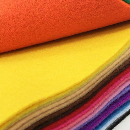 28pcs Thick 1.4mm Soft Felt Fabric Sheet Assorted Color Felt Pack DIY Craft Sewing Squares Nonwoven Patchwork (25x25cm) - Image 7