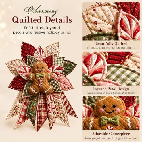 Daily Partner Quilted Christmas Door Hanging DIY Sewing Kit (3PCSB) - Image 4
