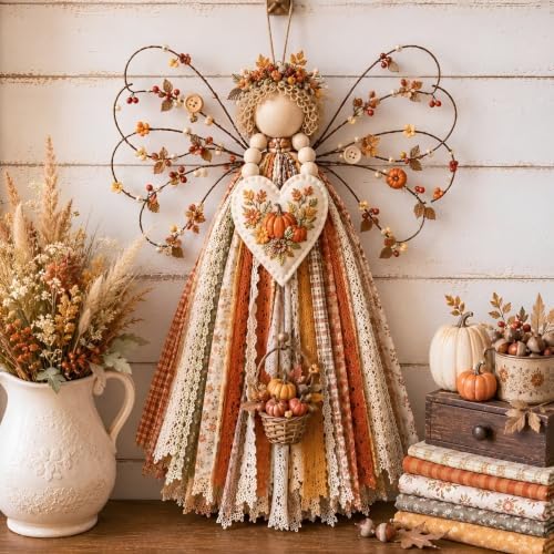 Angel Fabric Hanging DIY Kit Macrame Wall Weaving Craft for Adults - Image 5
