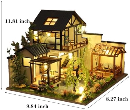 DIY Japanese Miniature House Kit, Book Nook Kit for Adults to Build - Image 3