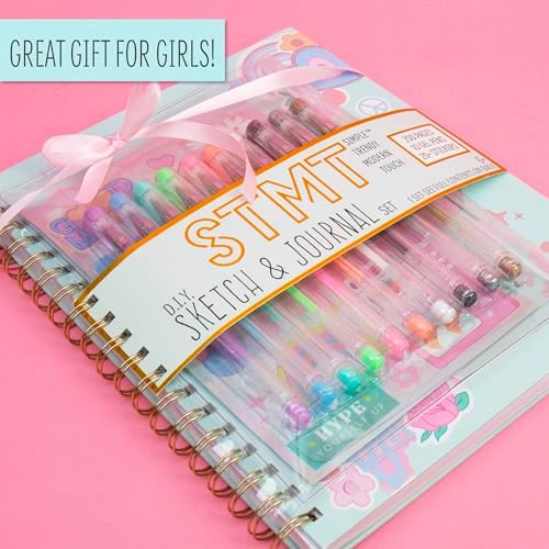 STMT D.I.Y.Journal Set, Stationary Kit with Notebook for Writing and Drawing, DIY for Girls Ages 8+, Sketch & Journal - Image 7