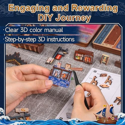 Cutefun Book Nook Kit - DIY Miniature Japanese Osaka Shinsekai Alley - Image 6