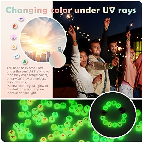 FZIIVQU 6100Pcs Clay Beads Bracelet Making Kit 24 Colors Friendship Bracelet Beads Kit with Preppy Polymer Bead for Jewelry Making Charms Gifts for Teen Girls Ages 6-12 - Image 6