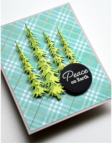 Scrapbooking Die-Cuts, Christmas Metal Cutting Dies for Card Making, Paper Craft Punch Template, Background Embossing Stencils, DIY Album Décor (Christmas Tree-11.7x11.8cm) - Image 3