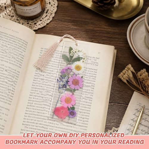 440 Pcs Pressed Flower Bookmark Kit, Handmade Craft for Women - Image 6