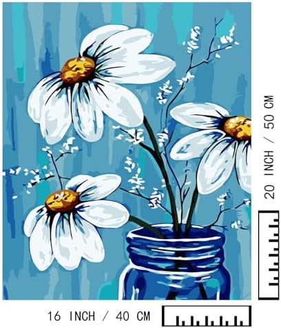 BAISITE Paint by Numbers Kit for Adults Beginners,16" Wx20 L 2 Pack Canvas for Painting Kits for Adults in Colorful Box 0304 Already Framed - Image 7