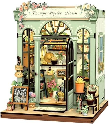 CUTEBEE Book Nook Kit for Adults, DIY Miniature Greenhouse Kit by CUTEBEE