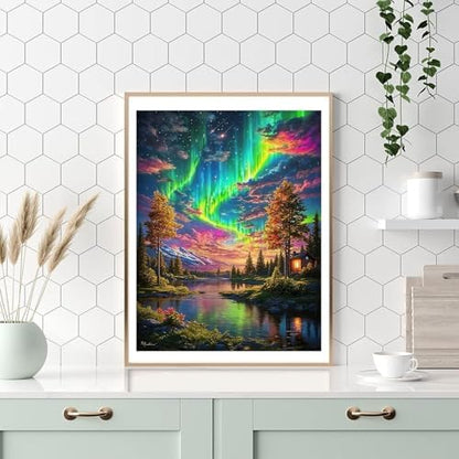 HITO Landscape Paint by Numbers Kit for Adults, Adult Paint by Number Kits - Image 5