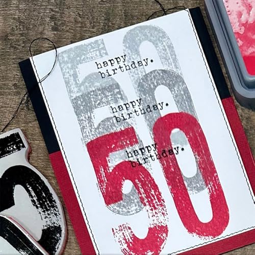 BAOFALI Numbers Dies for Card Making,Number Die Cuts Cutting Dies Metal Die Cuts for DIY Scrapbook Album Paper Card Craft Decoration 7.8X6.5 inch（197mm X 165mm） - Image 6