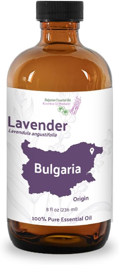 Nature Packaged Lavender Oil - Bulgarian Essential Oils - Lavender Diffuser - Pure Therapeutic Grade (8oz)