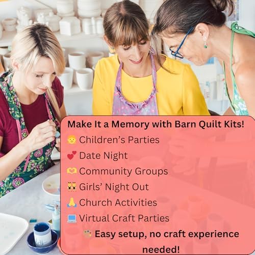 9" Barn Quilt Kit Set 4 | HST, Friendship Star, Dutch Sq, Flying Geese - Image 6