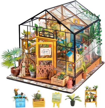 Rolife Greenhouse DIY Miniature Dollhouse Kit Creative Gift for Adults by Rolife