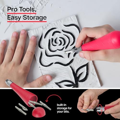 Linocut Printing Kit - Stamp Making Carving Tools - Crafts for Adults - Easter Unique Gifts - Teen Boy Gifts - Birthday Gift Ideas for Women - Hobbies DIY Kits for Adults, Boys, Girls, Women, Men - Image 6