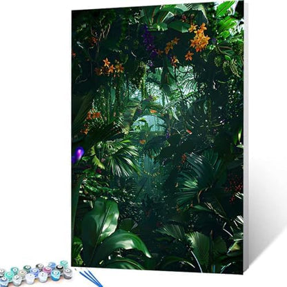 Plant Paint by Numbers Kit for Adults Leaf Paint by Numbers, DIY Acrylic Watercolor Oil Painting Kits for Adults Beginners with Brushes, Hobbies for Women for Home Wall Decor, Gifts 40x54 in J-49 - Image 4