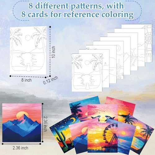 Cholemy 36 Pcs Paint and Sip Kit for Adults 8''x10'' Pre Drawn Canvas for Painting DIY Afro Acrylic Painting Kit Wood Easel Brushes Date Night Bulk for Mother's Day Party Gifts - Image 3