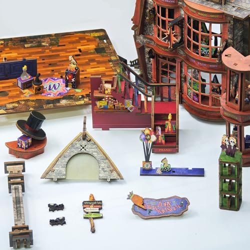 Book Nook Kit DIY Miniature House 3D Wooden Puzzle - Magic Wonder House - Image 4