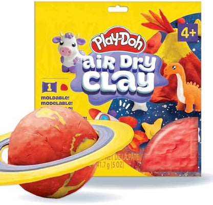 Play-Doh Air Dry Clay, 5 oz. Red Clay Bag, Arts & Crafts, Art Supplies, Arts and Crafts for Adults and Kids, Craft Supplies, Clay Tools and Kit, Modeling Clay for Kids, Air Dry Clay Kit by Play-Doh