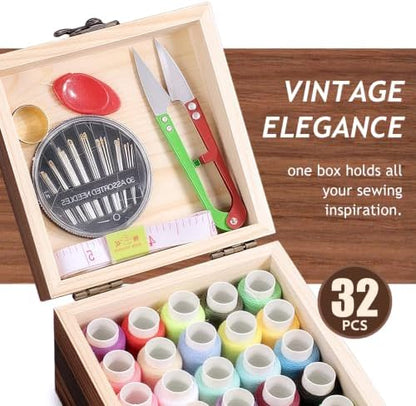 MKNZOME Sewing Box with Supplies Kit for Women, Complete Accessories - Image 5