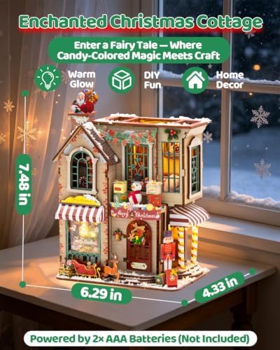 OZJAY Miniature House Kit for Adults, Mini House Kit with LED - Image 3