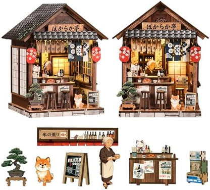 Spilay DIY Miniature House Kit for Adults, Mini Dollhouse & Book Nook Kit by SpilayDIYDollhouseMiniature