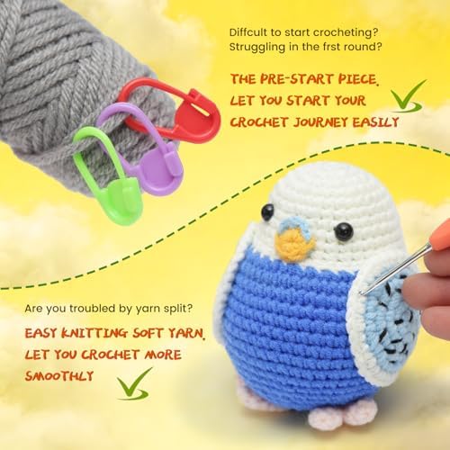 GONELYON Crochet Kit for Beginners, Crochet Starter Kits - Image 5
