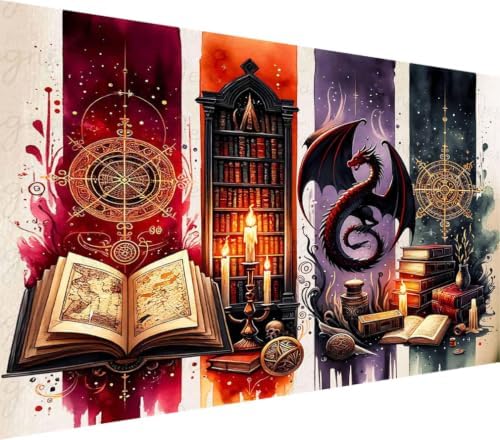 Large Diamond Art Kits for Adults, Magic Diamond Painting Kits for Adults by croshom