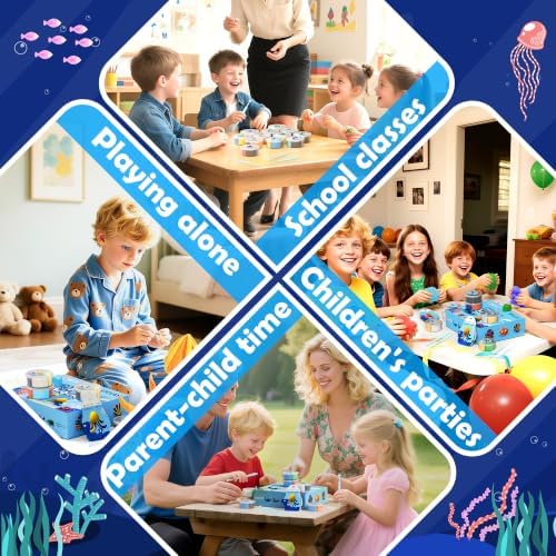 Aestd-ST Air Dry Clay Kit - Ocean Theme, Modeling Clay for Kids - Image 6